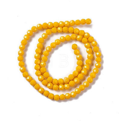 Faceted Glass Beads Strands EGLA-J042-35B-07-1