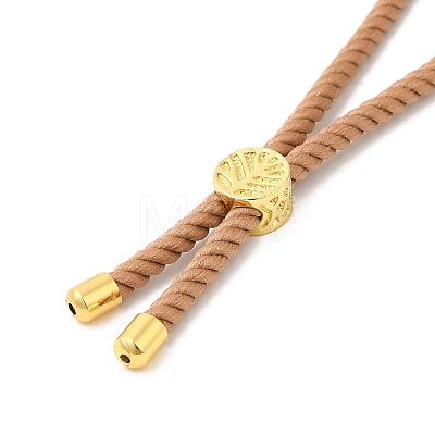 Twisted Nylon Cord Silder Bracelets DIY-B066-03G-21-1