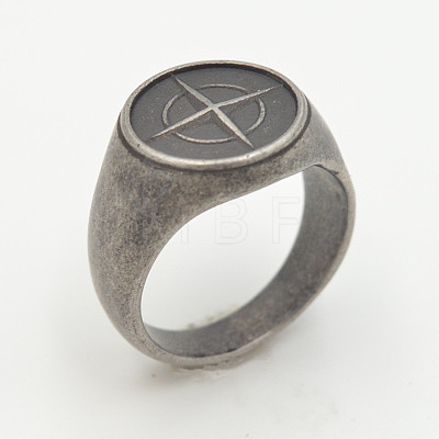 304 Stainless Steel Finger Rings FS-WG5F41B-80-1
