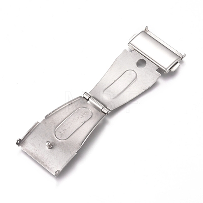 201 Stainless Steel Watch Band Clasps STAS-D173-01E-1