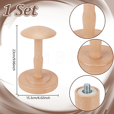 Plastic Dome Shaped Stem Hat Rack ODIS-WH0331-48B-02-1