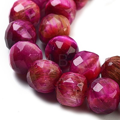 Natural Tiger Eye Dyed Beads Strands G-H028-A01-05-1