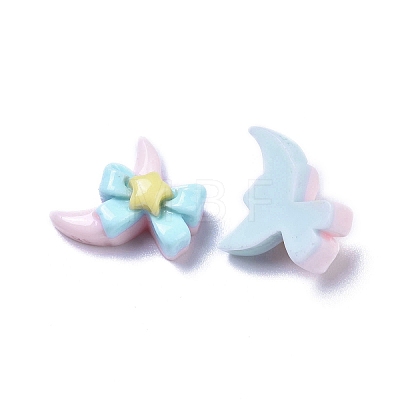 Opaque Cute Resin Decoden Cabochons RESI-B024-03G-1