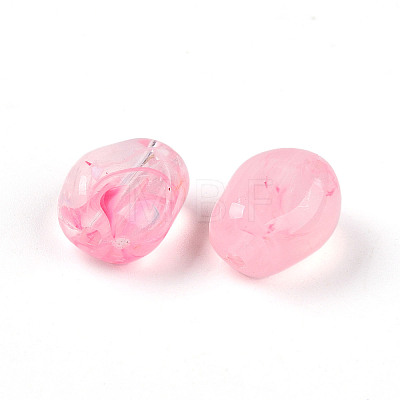 Transparent Acrylic Beads TACR-T028-43A-1