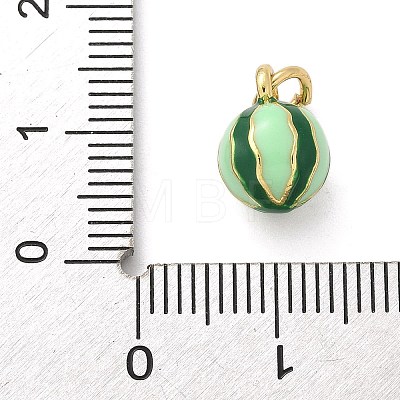 Brass Enamel Pendants KK-S511-01A-G-1