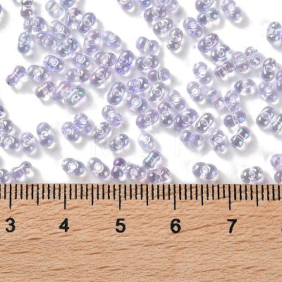 AB Color Plated Glass Seed Beads SEED-L011-06B-13-1