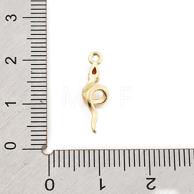 Brass Micro Pave Cubic Zirconia Pendants KK-M321-01E-G02-1