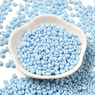 Baking Paint Glass Seed Beads SEED-B001-02A-08-1