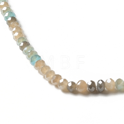 Electroplate Glass Beads Strands EGLA-I015-04A-1