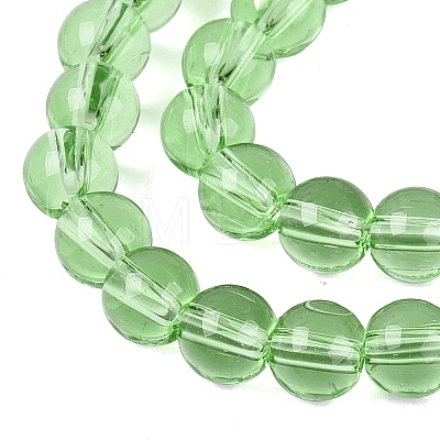 Transparent Glass Beads Strands GLAA-T032-T6mm-26-1