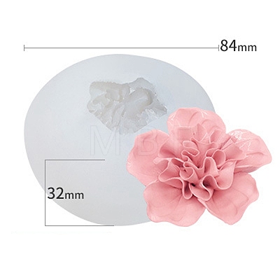 Food Grade Three Trust Flower DIY Candle Silicone Molds PW-WG38162-17-1