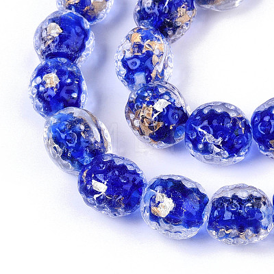 Handmade Lampwork Beads FOIL-T007-03E-1