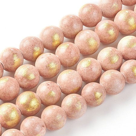 Natural Mashan Jade Beads Strands X-G-F670-A22-8mm-1