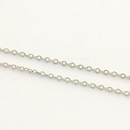 Tarnish Resistant 304 Stainless Steel Cable Chains CHS-Q001-10-1