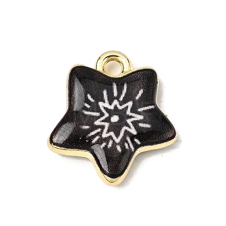 Printed Alloy Pendants ENAM-F160-05A-G-1