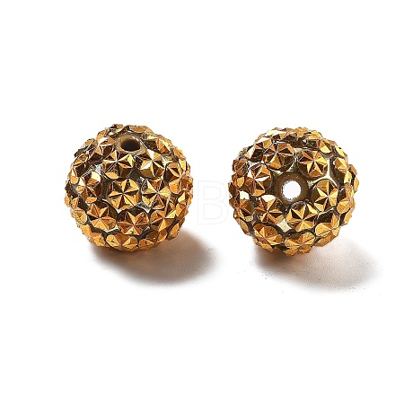 Acrylic Rhinestone Ball Beads OACR-A035-01N-1