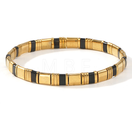 Glass Seed Beads Stretch Bracelets for Women MR9301-6-1