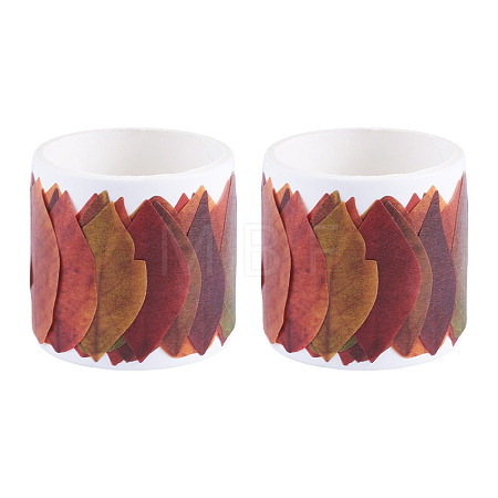 Autumn Leaf Paper Tape Stickers for Card Making DIY-TAC0032-23C-1