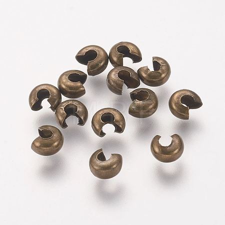 Iron Crimp Beads Covers X-IFIN-H028-NFAB-NF-1