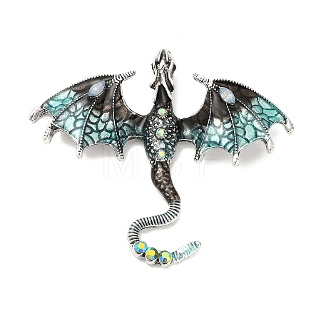 Alloy Rhinestone Big Pendants FIND-I060-01AS-04-1