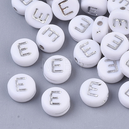 Plating Acrylic Beads X-PACR-R243-04E-1