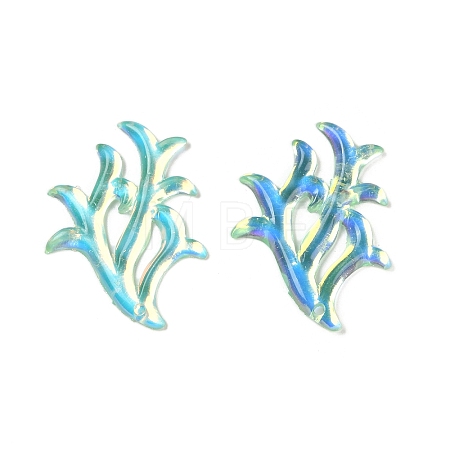 Translucent Epoxy Resin Decoden Cabochons CRES-S367-19B-1
