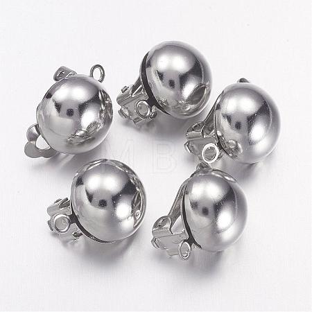 Brass Earring Findings KK-E031-N-1