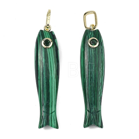 Synthetic Malachite Carved Pendants GG-CBA8D06-01G-04-1