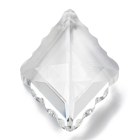 Transparent Glass Pendants GLAA-R223-05C-1