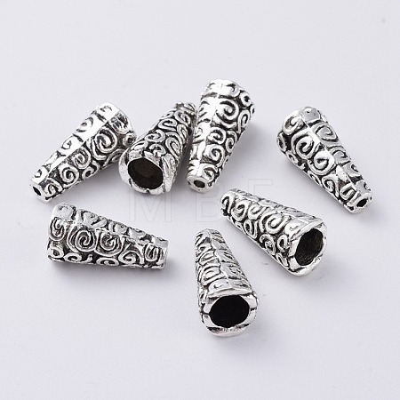 Tibetan Style Alloy Bead Cap TIBE-L003-005AS-NF-1