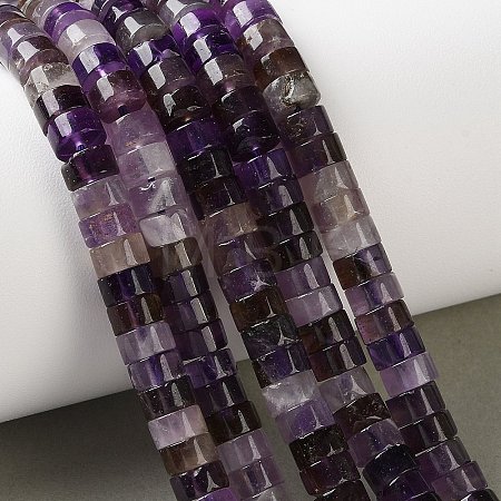 Natural Amethyst Beads Strands G-M420-A17-01-1