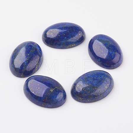 Natural Lapis Lazuli Flat Back Cabochons G-G741-30x40mm-15-1