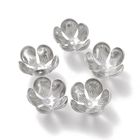 Non-Tarnish 304 Stainless Steel Bead Caps STAS-K194-14P-1