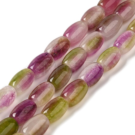 Natural Dyed White Jade Beads Strands G-M402-A01-03-1