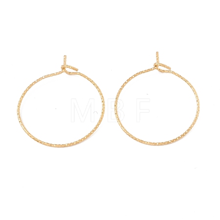 Ion Plating(IP) 316 Surgical Stainless Steel Hoop Earrings Findings STAS-D183-02G-01-1