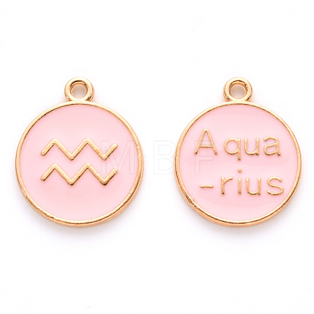Alloy Enamel Pendants ENAM-S124-01A-09J-1