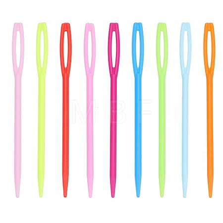 100Pcs Plastic Yarn Knitting Needles KY-H010-05B-1