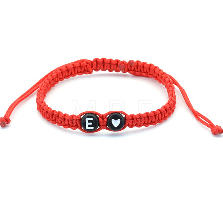 Resin Beads Braided Bead Bracelets FS-WG108B7-05-1