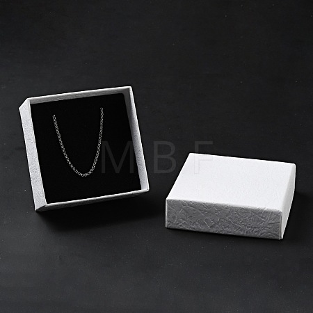 Texture Paper Jewelry Gift Boxes OBOX-G016-C02-A-1