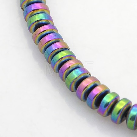 Electroplate Non-magnetic Synthetic Hematite Beads Strands G-J216C-10-1