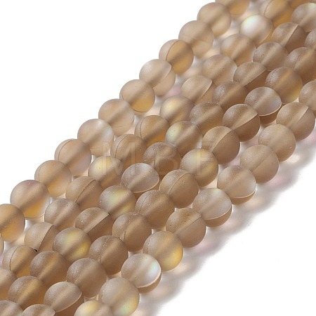 Synthetic Moonstone Beads Strands G-E573-01A-07-1