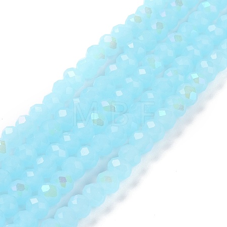 Electroplate Glass Beads Strands EGLA-A034-J3mm-L06-1