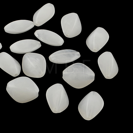 Rhombus Imitation Gemstone Acrylic Beads OACR-R037A-30-1