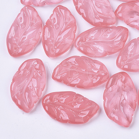 Transparent Spray Painted Glass Pendants X1-GLAA-T013-02-C04-1