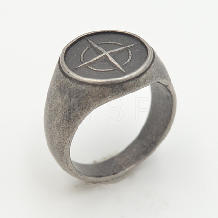 304 Stainless Steel Finger Rings FS-WG5F41B-80-1
