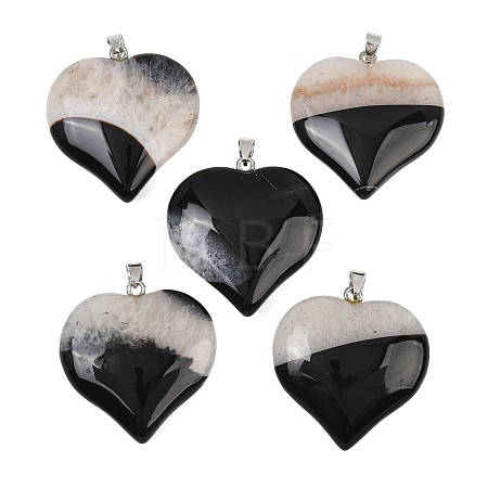 Natural Agate Pendants GG-K002-04D-1