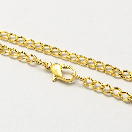 Vintage Iron Twisted Chain Necklace Making for Pocket Watches Design CH-R062-G-1