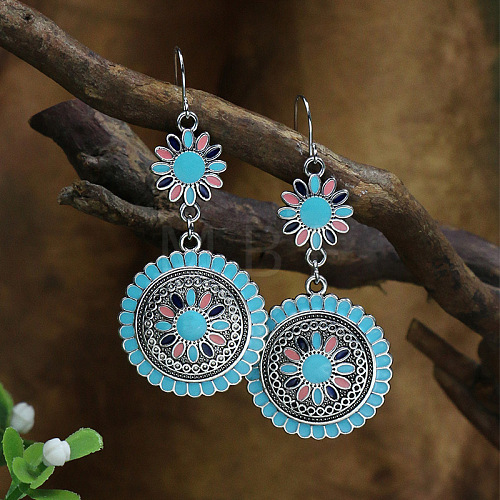 Elegant and Stylish Turquoise Earrings with Unique Personality Charm FF3029-3-1