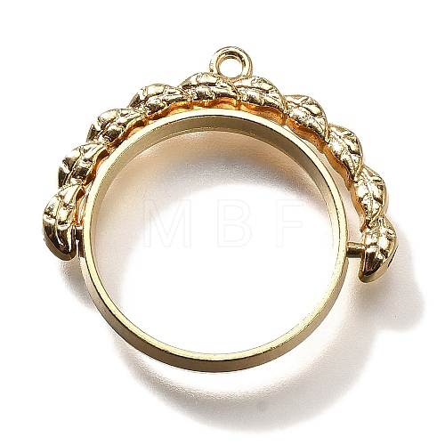 Alloy Open Back Bezel Pendants PALLOY-I223-17LG-1