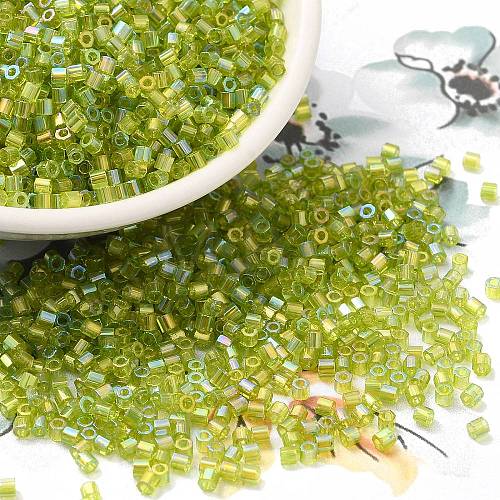 Transparent Colours AB Glass Seed Beads SEED-S042-19B-01-1